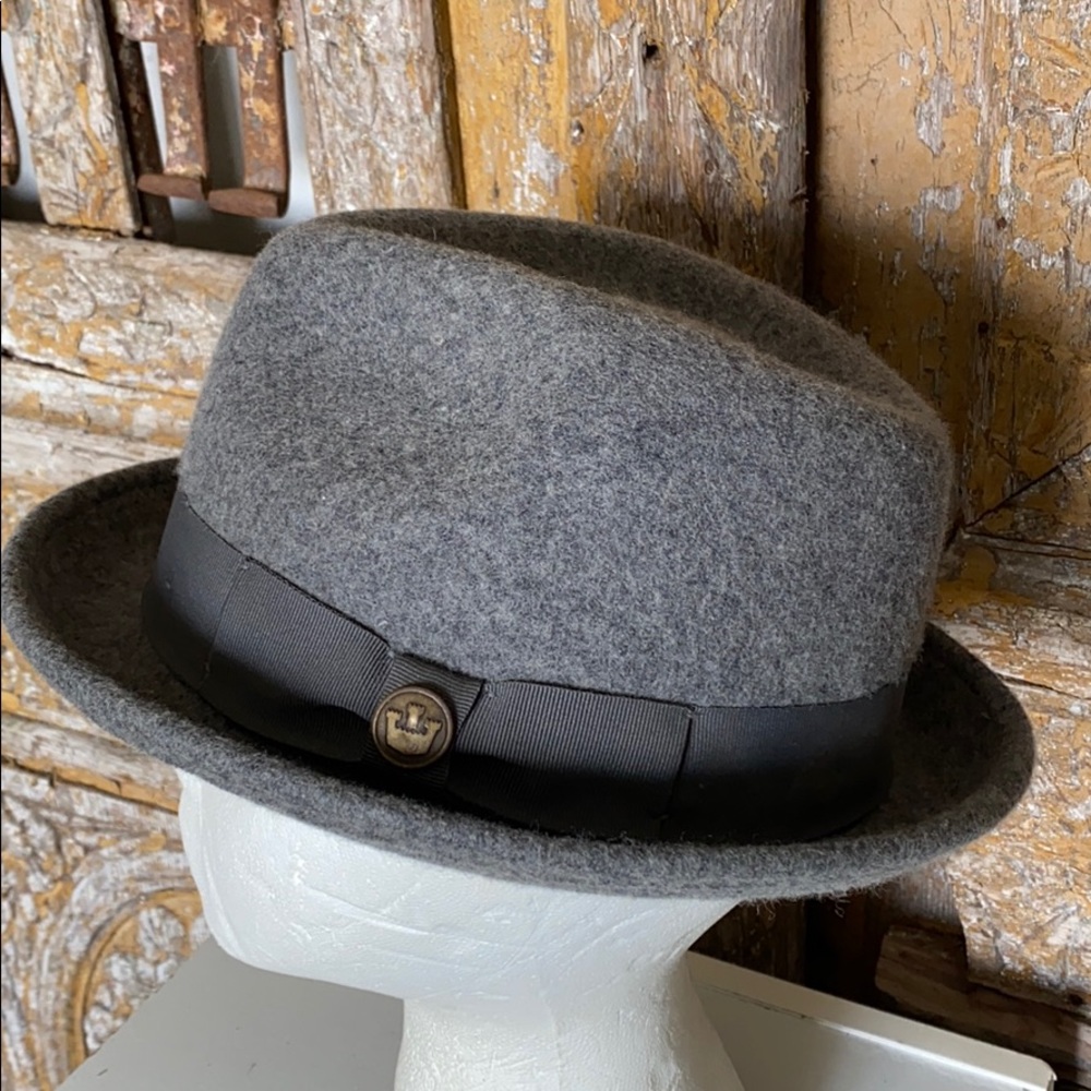 GOORIN BROS GOOD BOY GRAY WOOL HAT SMALL